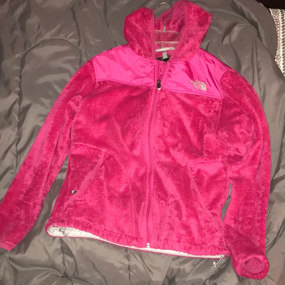 Pink north face